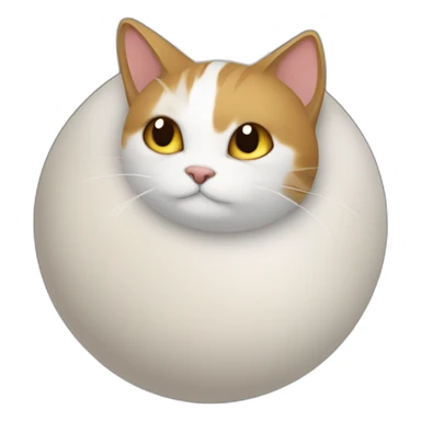 GATO CON PELOTA sticker