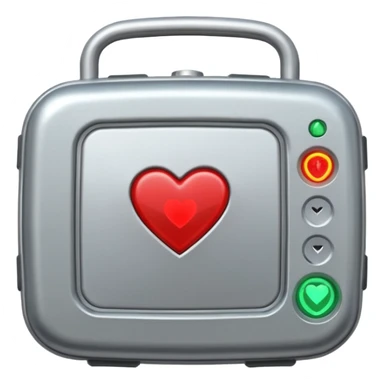 cardiac defibrillator sticker