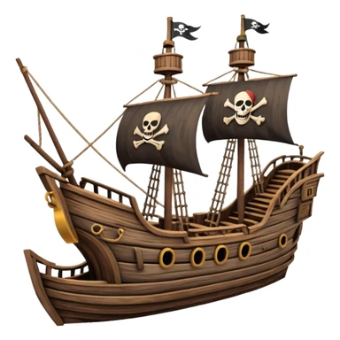 Pirate Ship Ride sticker