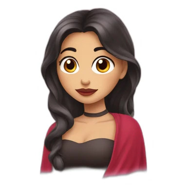 Elena coeur amour bisou sticker