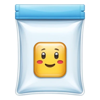 empty ziplock bag sticker