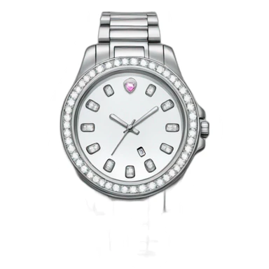 A shining diamond watch sticker
