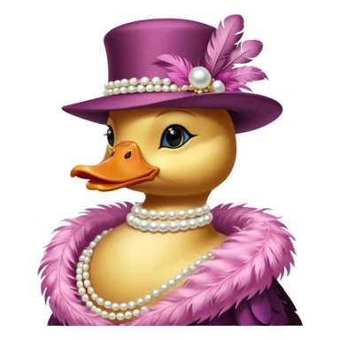 socialite duck sticker