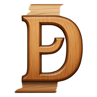 The letter d  sticker