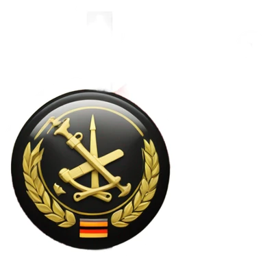 East Germany flag iOS sticker