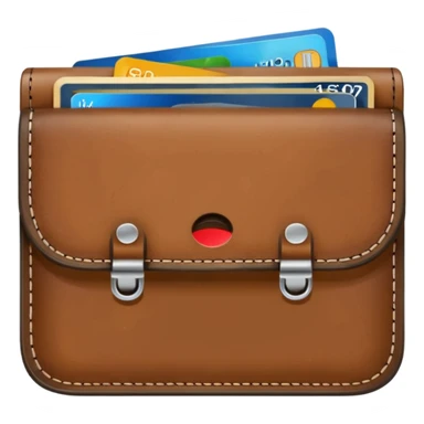 empty wallet with no money sticker