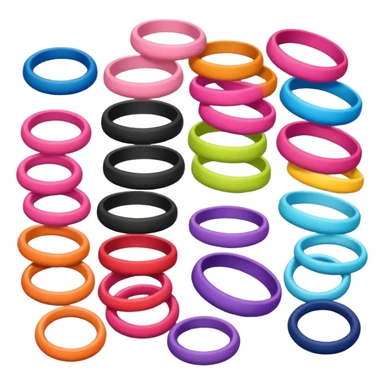 Hair ties  sticker