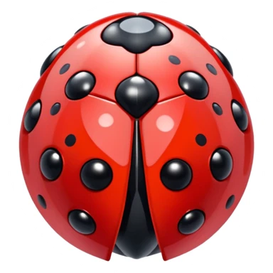 Swarovski Crystal lady bug sticker