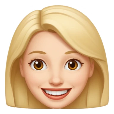 caricature female sticker