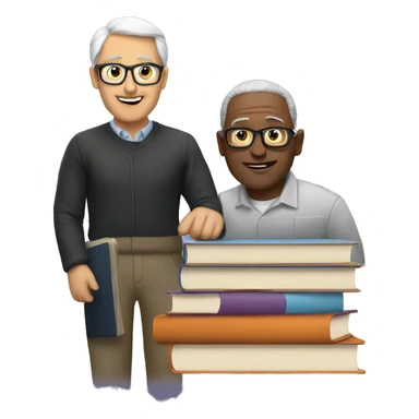 book and mentor sticker