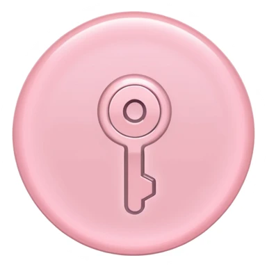 light pale pink alt key sticker
