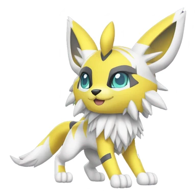 Cool Edgy Cute Kawaii Metabee Renamon Zeraora Full body sticker