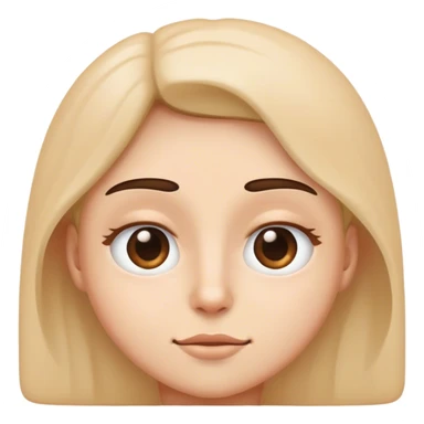 squinty eyes sticker