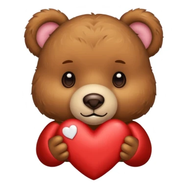 Ourson amour sticker