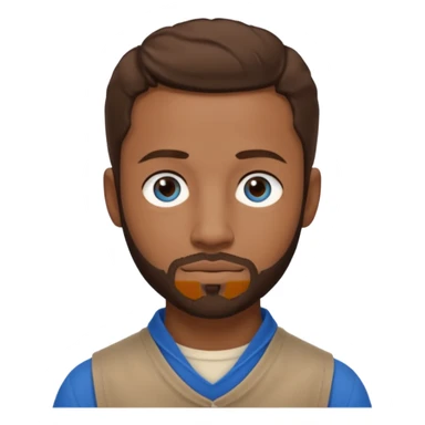  Edwin Epps from 12 Years of Slave with blue eyes, brown hair and short beard, light brown outfit sticker