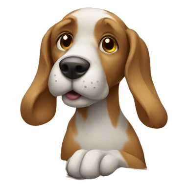 dog playing chess sticker