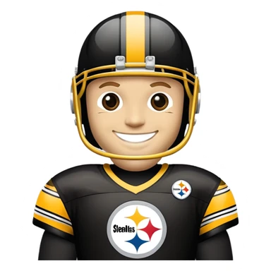 Steelers mascot, Steely Mcbeam sticker