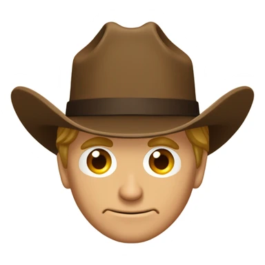 robert redford tiping cowboy hat sticker