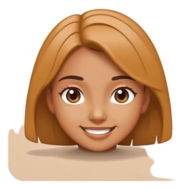 cheerful girl  on the ground looking forward sticker