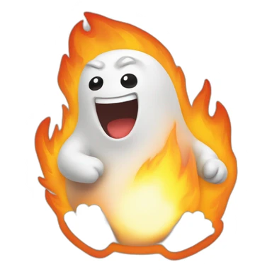 golang on fire sticker