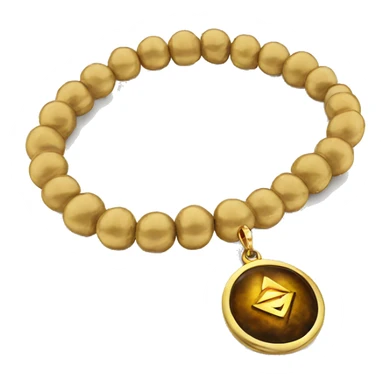 gold chakra bracelet realistic sticker