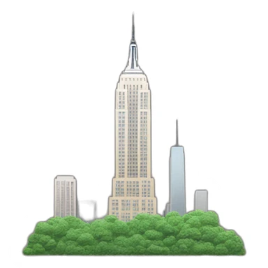 Empire State Building add bicyclist sticker