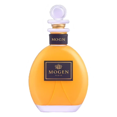Elegant perfume bottle with "Imogen" printed on the label sticker