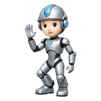 Futuristic Construction company AI prompt engineer mascot" Theme is climb higher" sticker