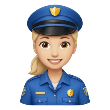 female courier sticker