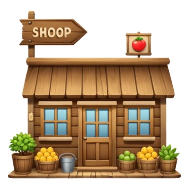 small shop sticker