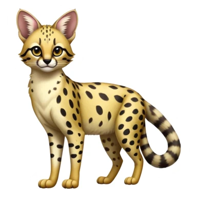 Serval-Genet-Civet-Marsupial-Ocelot-hybrid, full body sticker