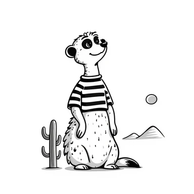 Meerkat sticker