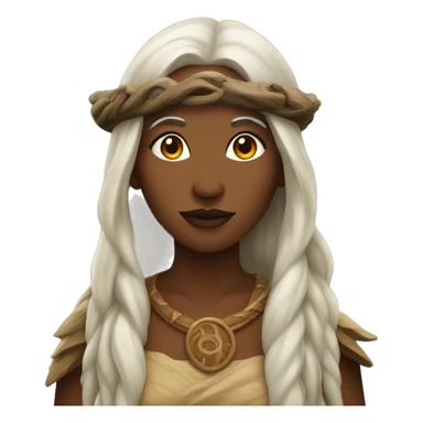 Druid woman sticker