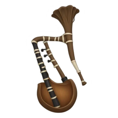 Bagpipe sticker