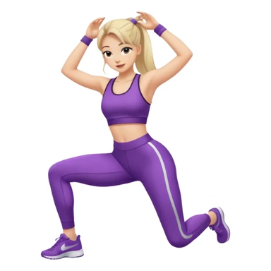 Twerking girl sticker