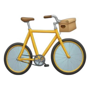 bike with square wheels sticker