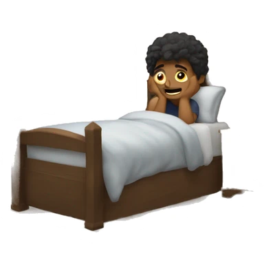 en mi casa durmiendo  sticker