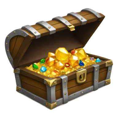 treasure with gems sticker