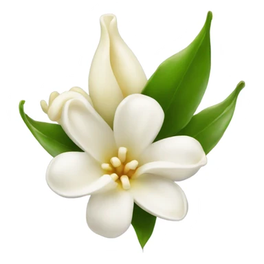 Vanilla flower oil sticker