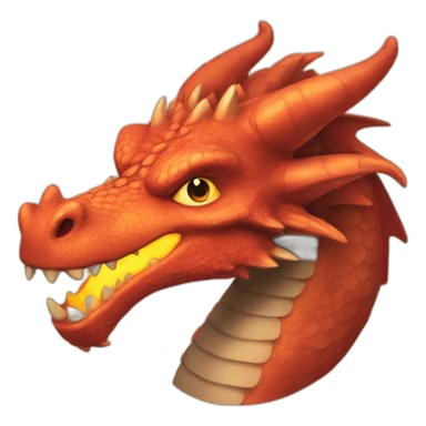 Dragon feu sticker