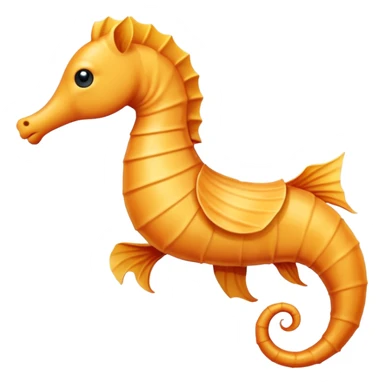 make a minimalist image of a sea horse and make it look like a J make the belly smaller and the tail longer sticker