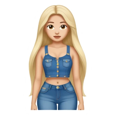 a slim thick baddie sticker