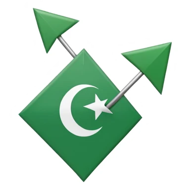 Pti flag emoji arrow one politics sticker