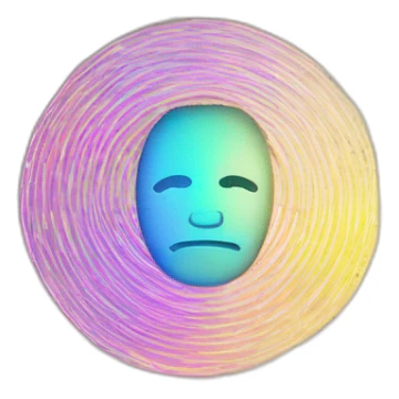 a colorful laser shining on binary documents sticker