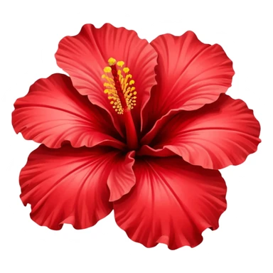 hibiscus flower sticker
