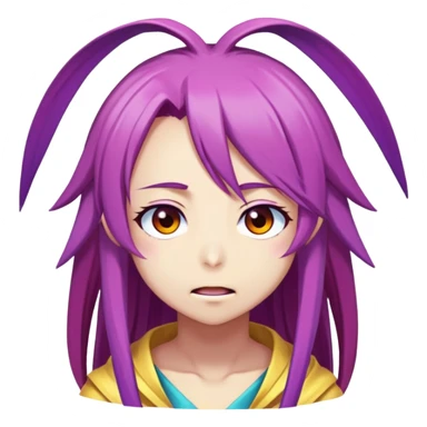 Jibril from no game no life drooling  sticker