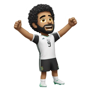 Salah shooting arrow celebration  sticker