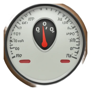 speedometer no needle sticker