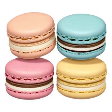 Three Macarons  sticker
