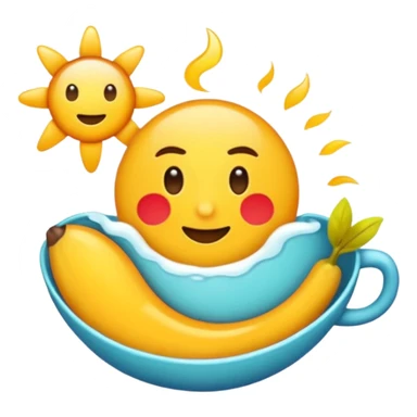 Good morning in text  sticker